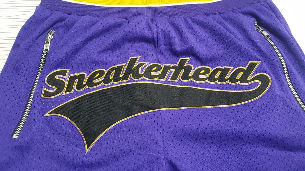 Cut & Sew 8/24 Sneakerhead Purple Shorts