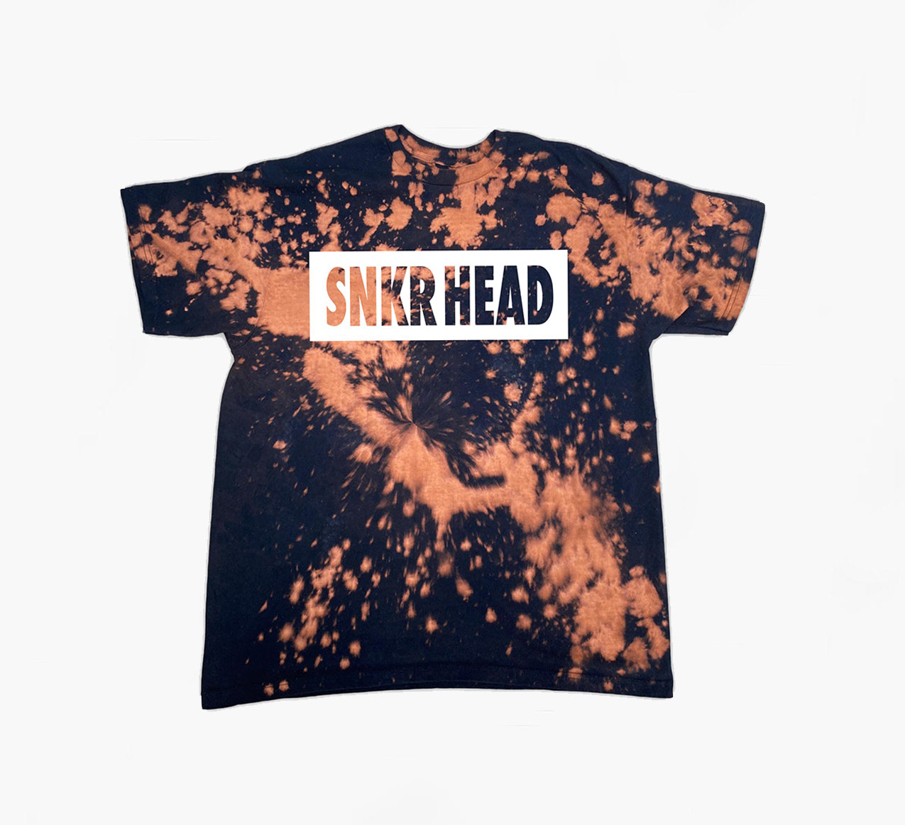SNKR HEAD Bleached Box Logo T-shirt