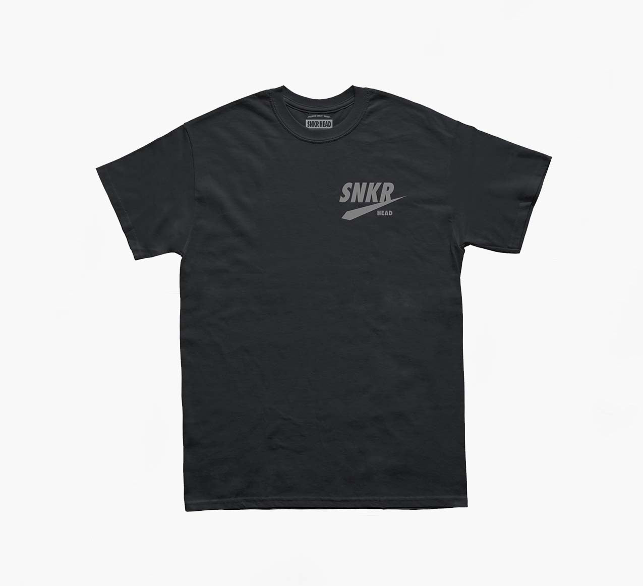 SNKR HEAD Reflective Logo Black T-shirt