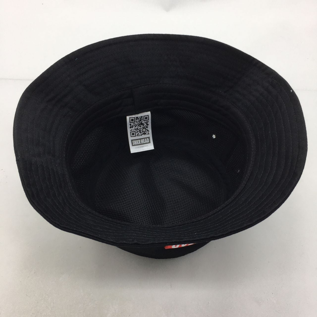 SNKR HEAD Box Logo Black Bucket Hat