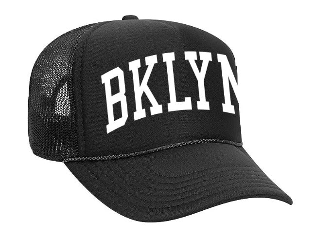 BKLYN Trucker Hat (Black/White}