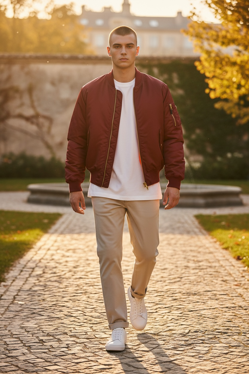 Sneaker Veteran Flight Jacket (red)