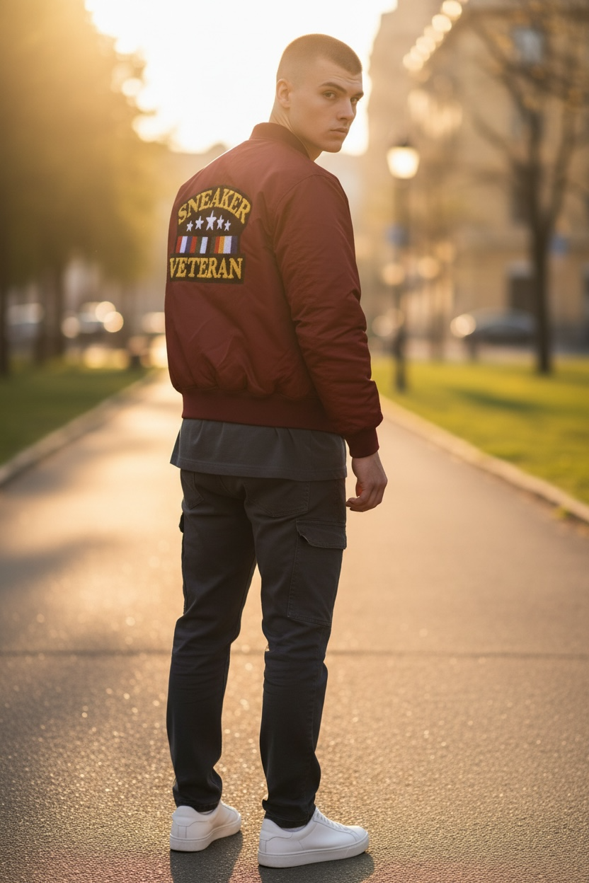 Sneaker Veteran Flight Jacket (red)