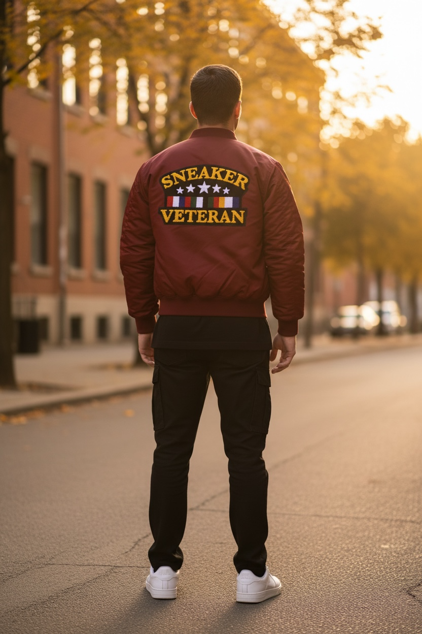 Sneaker Veteran Flight Jacket (red)