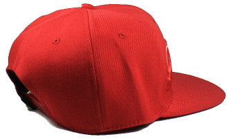 SNKR HEAD All Red Snapback Hat