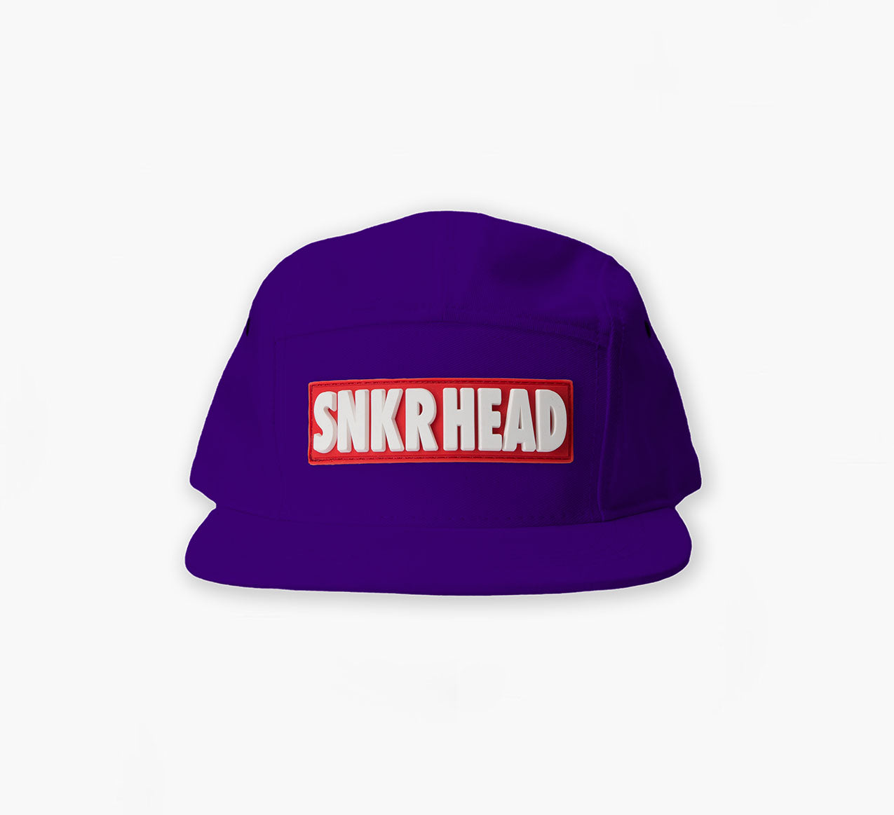 SNKR HEAD 5panel Strapback Hat (purple/red)