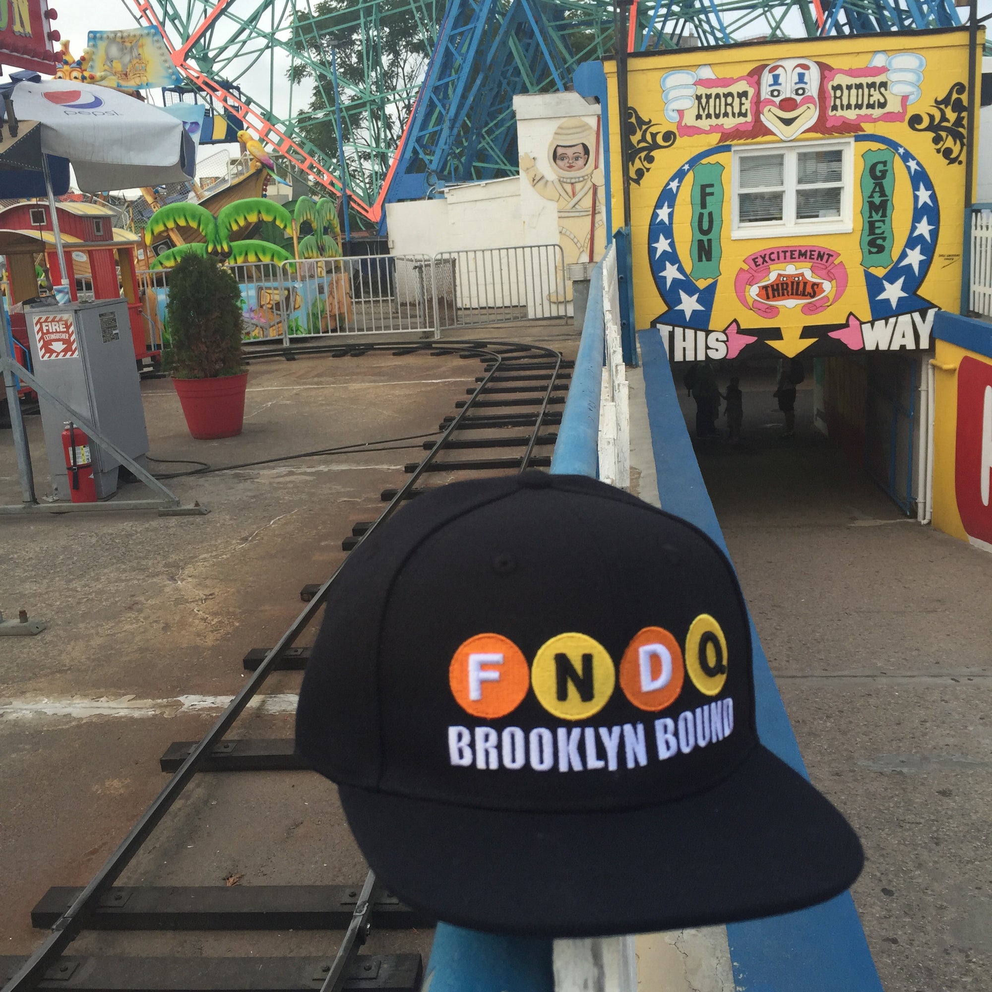 FNDQ Brooklyn Bound Coney Island Snapback Hat