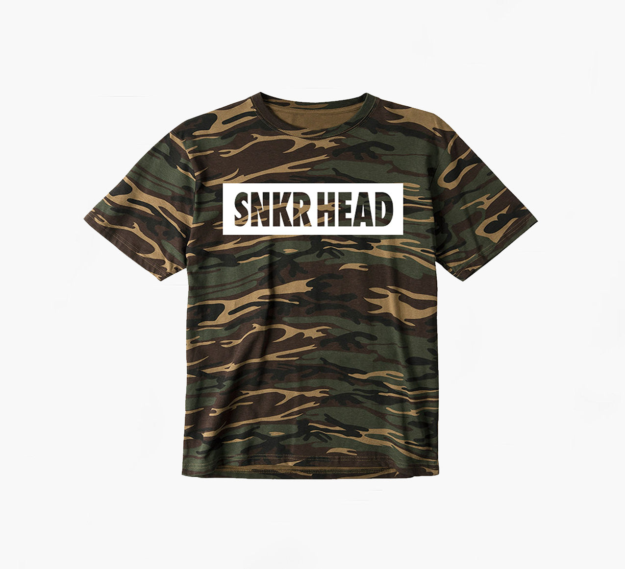 SNKR HEAD Box Logo Camo T-shirt