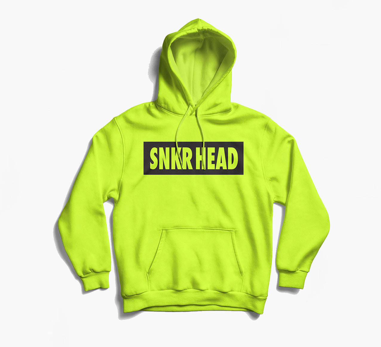 SNKR HEAD Box Logo Neon Hoodie (black)