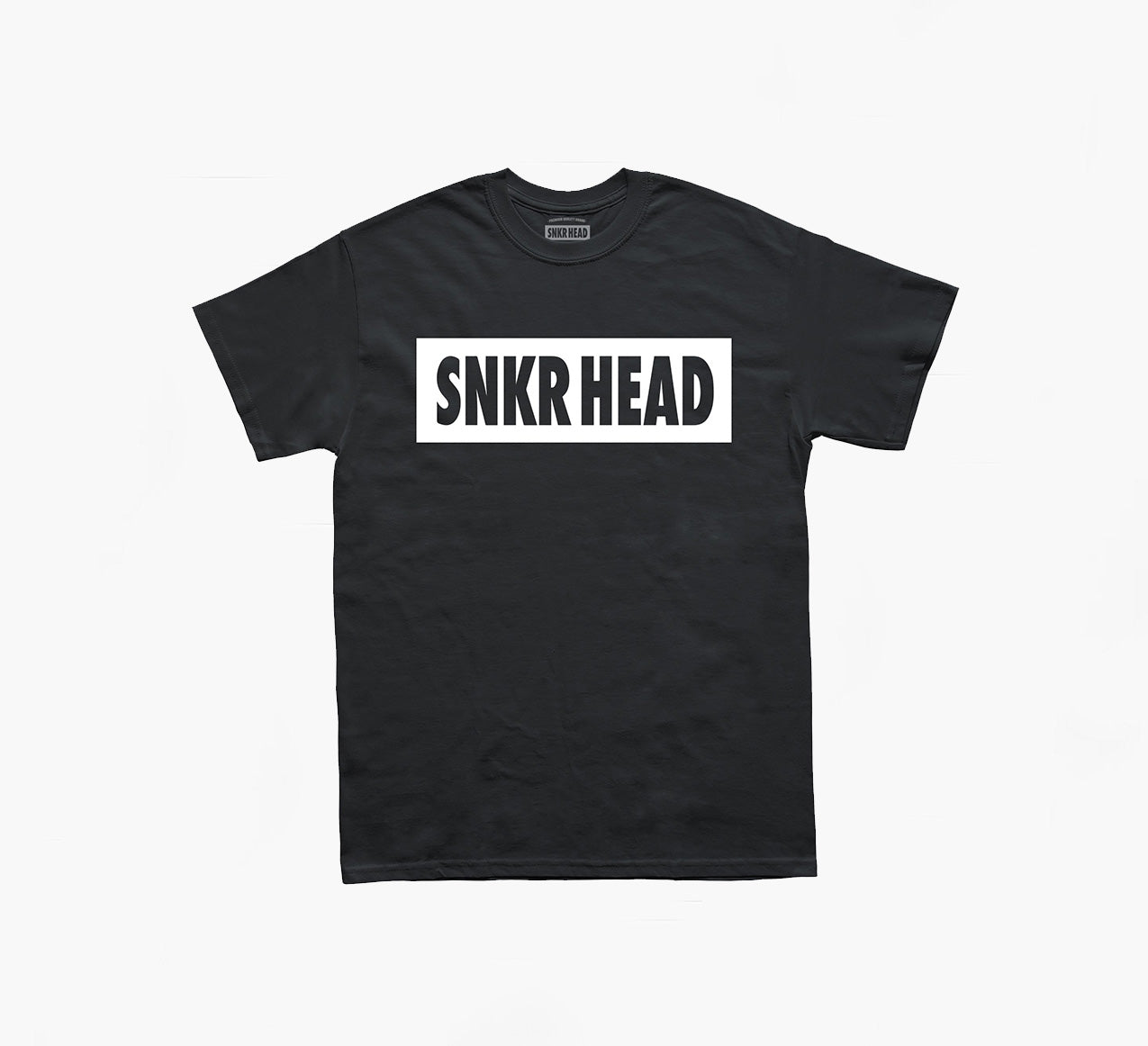 SNKR HEAD Box Logo Black T-shirt (white)
