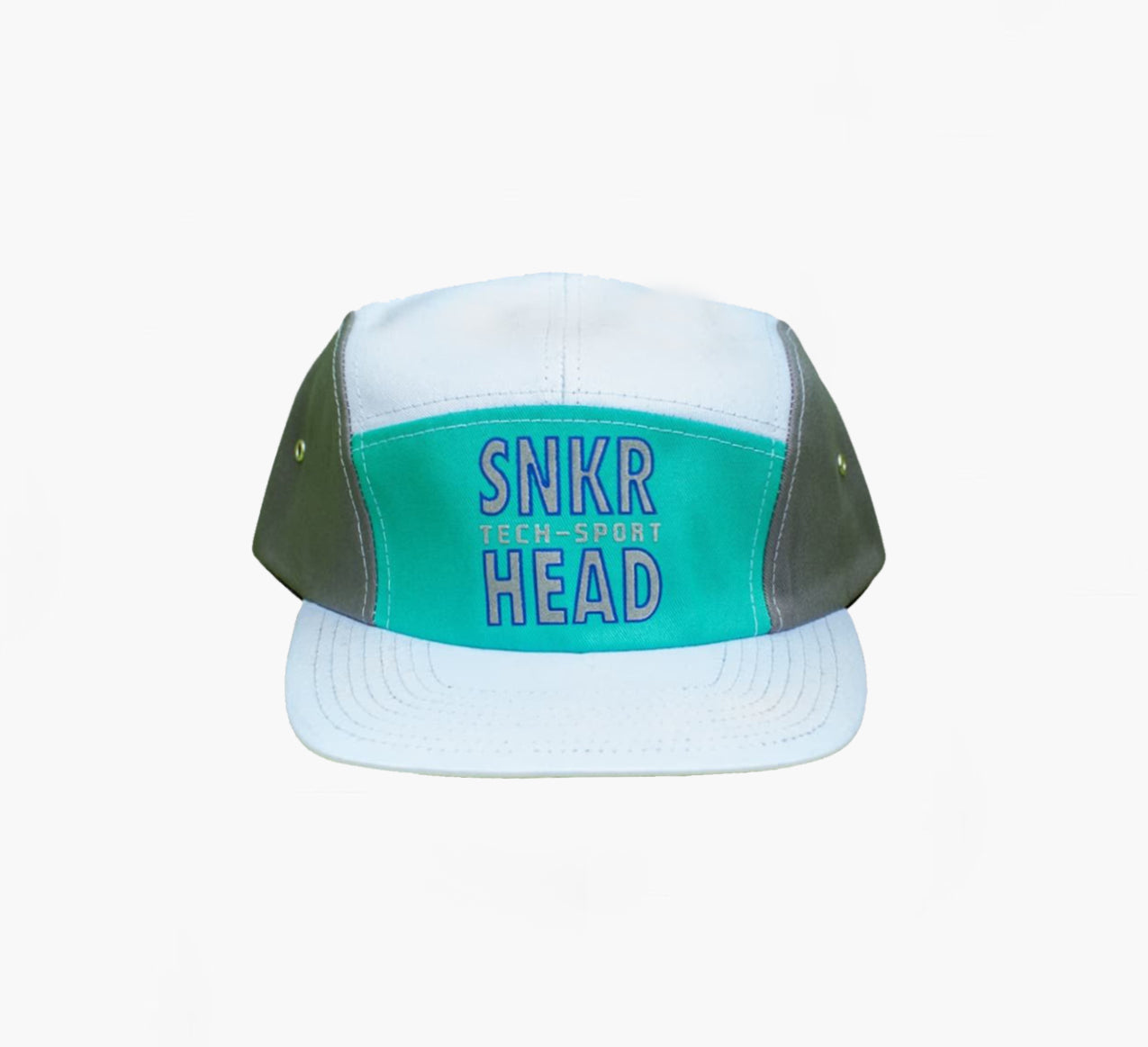 SNKR HEAD Tech Sport Strapback Hat (cement print)