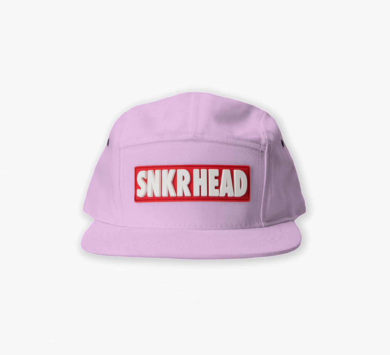 SNKR HEAD 5panel Strapback Hat (pink/red)