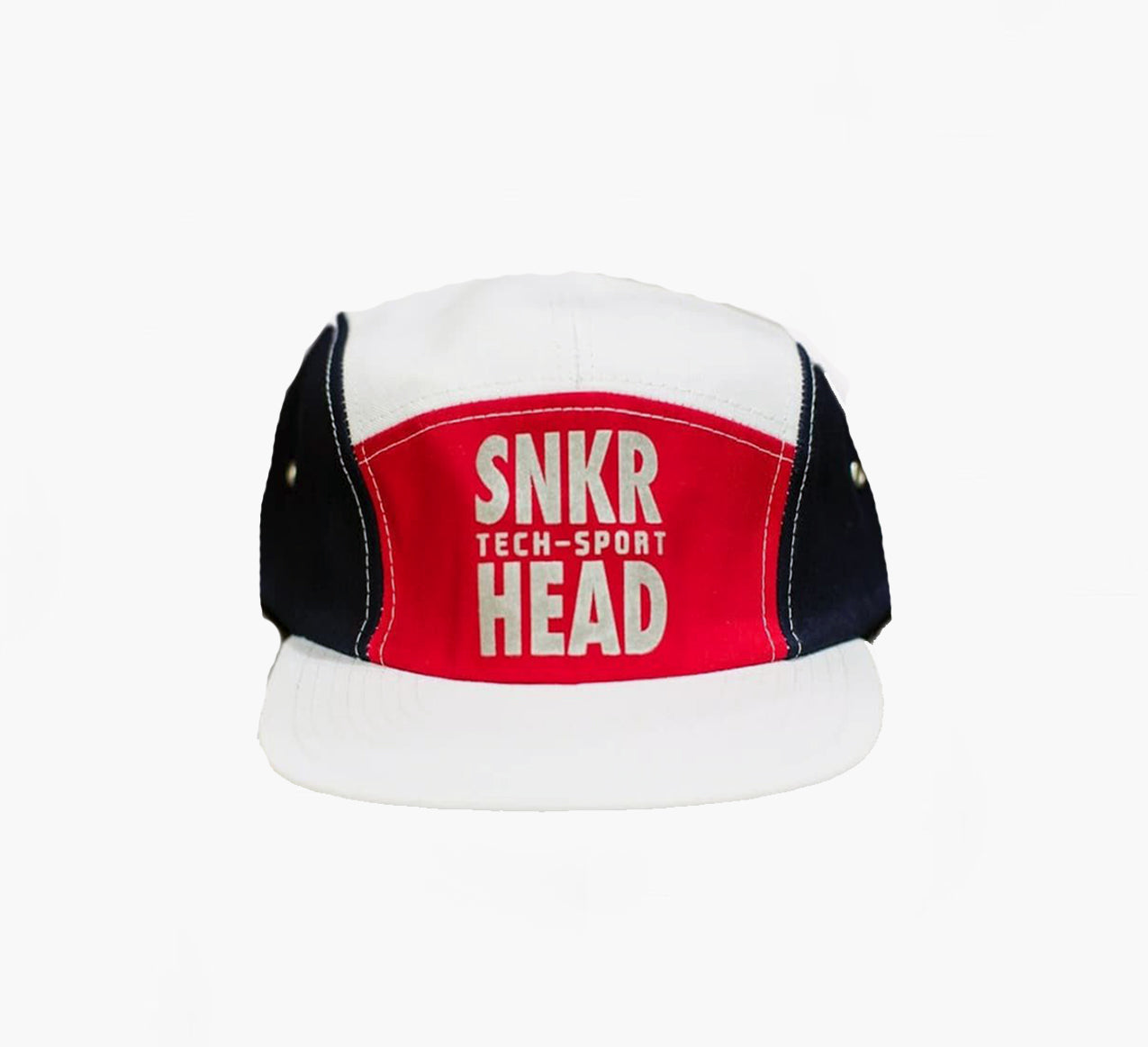 SNKR HEAD Tech Sport Strapback Hat (Red/White/Blue)