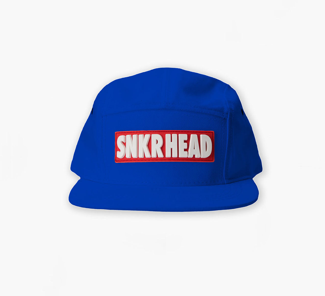 SNKR HEAD 5panel Strapback Hat (royal/red)